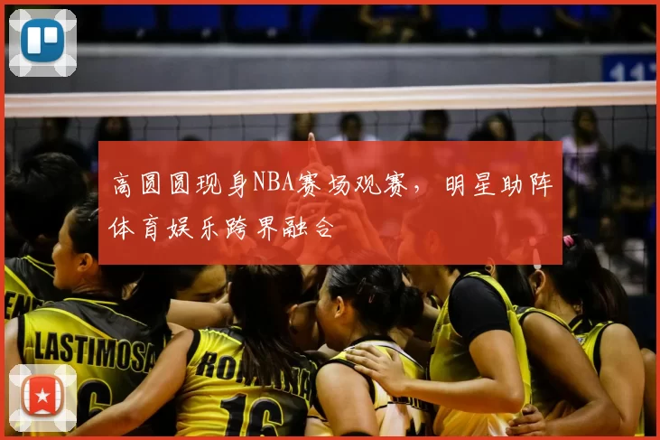 高圆圆现身NBA赛场观赛，明星助阵体育娱乐跨界融合
