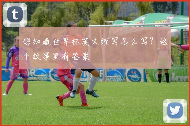 想知道世界杯英文缩写怎么写?这个故事里有答案